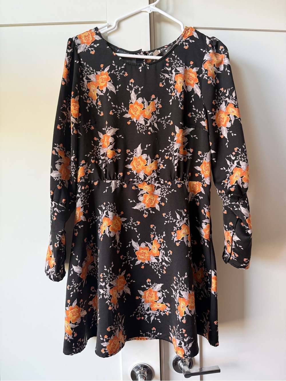 Long Sleeve Mini Dress, Size 10 by Free People